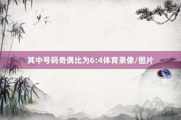 其中号码奇偶比为6:4体育录像/图片
