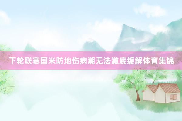 下轮联赛国米防地伤病潮无法澈底缓解体育集锦