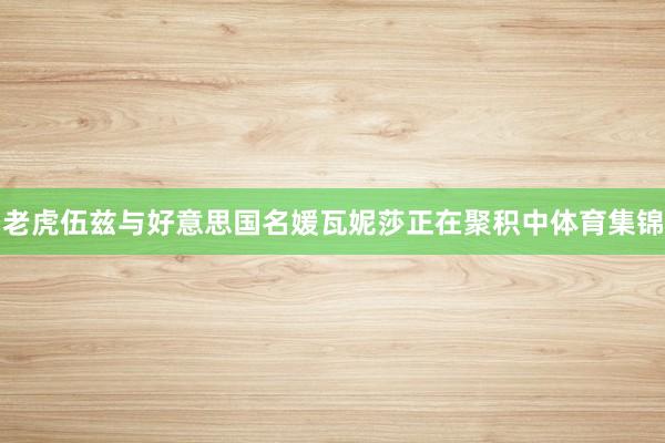 老虎伍兹与好意思国名媛瓦妮莎正在聚积中体育集锦