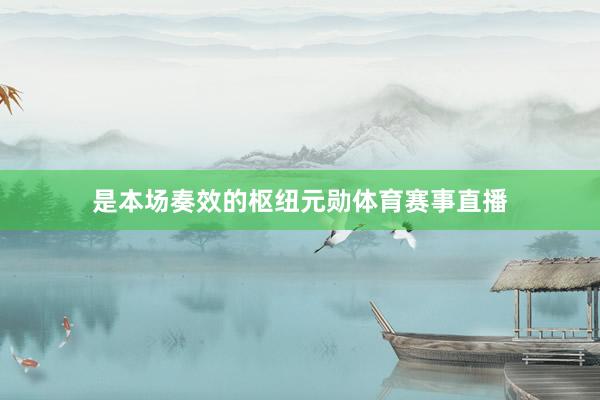 是本场奏效的枢纽元勋体育赛事直播
