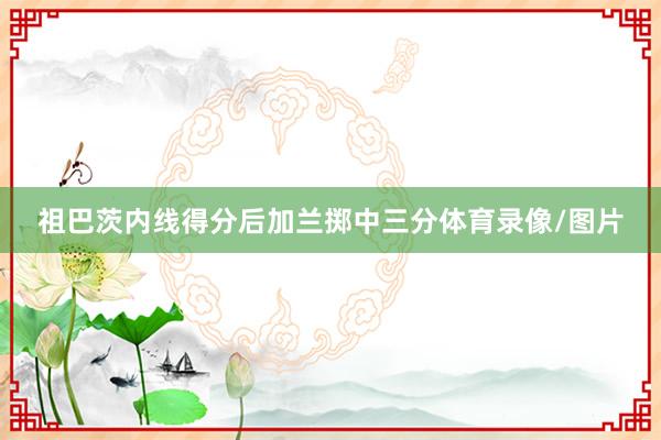 祖巴茨内线得分后加兰掷中三分体育录像/图片