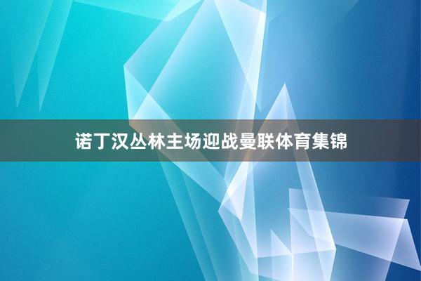 诺丁汉丛林主场迎战曼联体育集锦