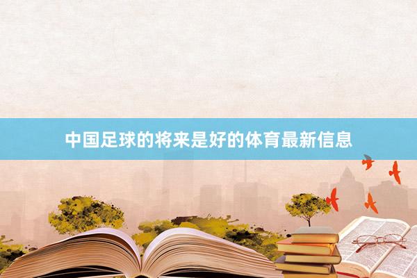 中国足球的将来是好的体育最新信息
