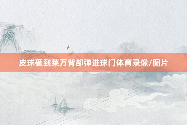 皮球砸到莱万背部弹进球门体育录像/图片