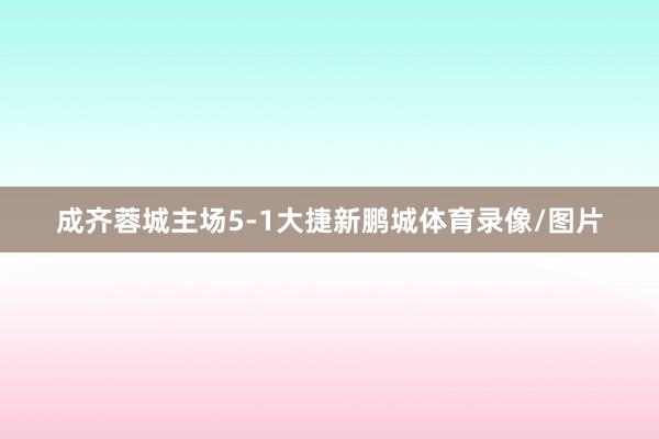 成齐蓉城主场5-1大捷新鹏城体育录像/图片